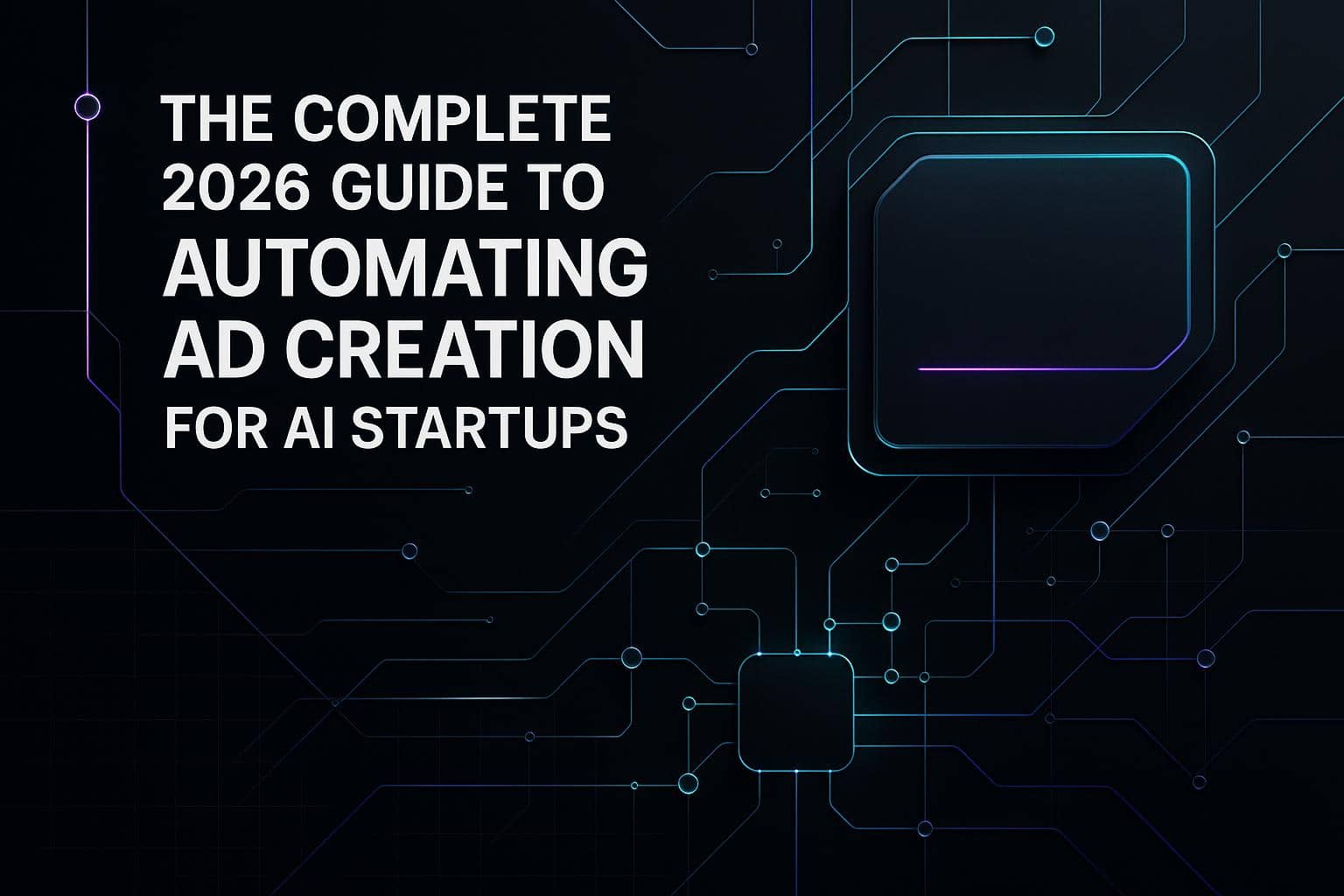 The Complete 2026 Guide to Automating Ad Creation for AI Startups